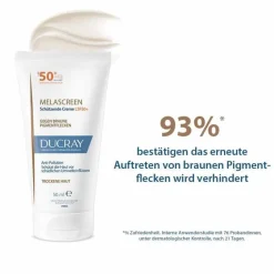 New Ducray Melascreen schützende Creme SPF 50 + , 50 ml