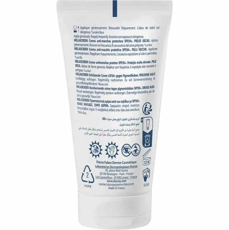 New Ducray Melascreen schützende Creme SPF 50 + , 50 ml