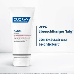 Outlet Ducray Sabal Argeal talgabsorbierendes Shampoo, 200 ml