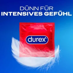 Durex Gefühlsecht Slim Kondome, 10 St