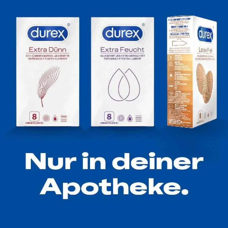 Durex Latex Frei Kondome, 8 St