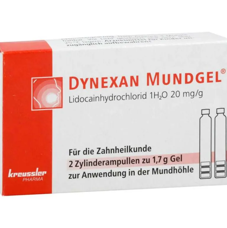 Hot Dynexan Mundgel Zylinderampullen, 2X1.7 g