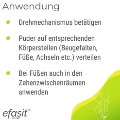 Efasit Fuß & Körper Puder, 100 g