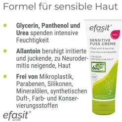 Hot Efasit Sensitive Fußcreme, 75 ml