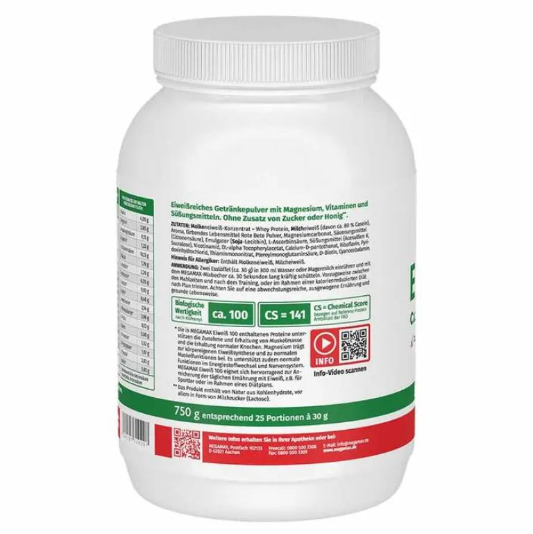 Outlet Eiweiss 100 Erdbeer , 750 g Eiweißpulver