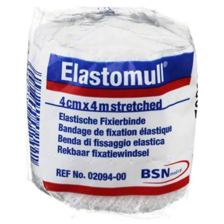 Elastomull® elastische Fixierbinde 4mx4cm 2094, 1 St Mullbinden|Binden & Verbände