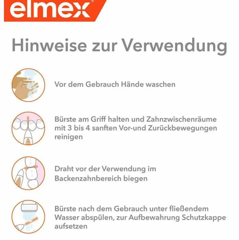 Sale Interdentalbürsten Iso Größe 1 0,45 mm orange, 8 St Zwischenraumreinigung