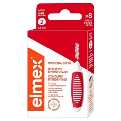 Clearance Elmex Interdentalbürsten Iso Größe 2 0,5 mm rot, 8 St