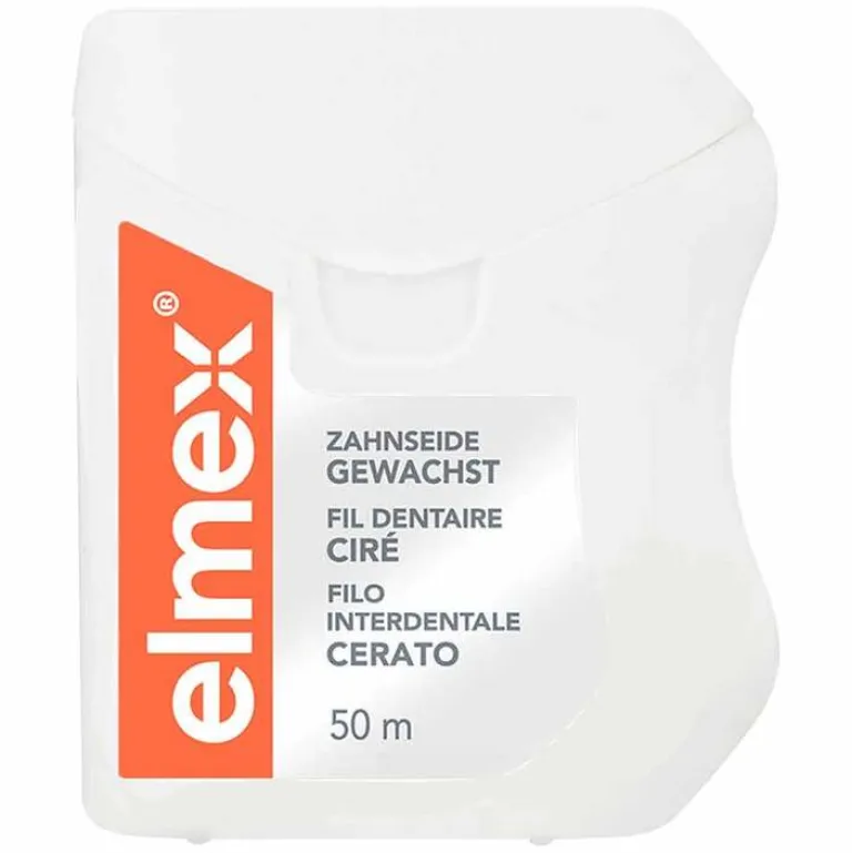 Online Zahnseide gewachst mit Aminfluorid, 50 m Zwischenraumreinigung