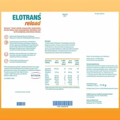 Best Elotrans reload Elektrolytpulver mit Vitaminen, 15X7.57 g