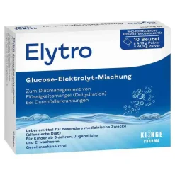 Best Elytro Pulver zur Herstellung e.Lösung zum Einnehmen, 10 St Elektrolyte|Drinks