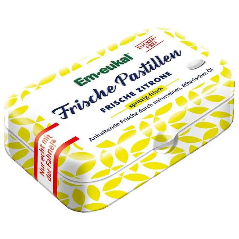 Online Em Eukal Frische Pastillen Zitrone zuckerfrei, 20 g