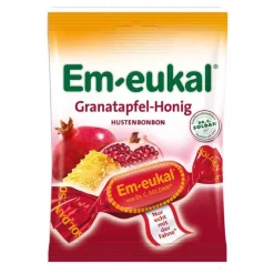 Em-eukal Hustenbonbons Granatapfel-Honig zuckerhaltig, 75 g
