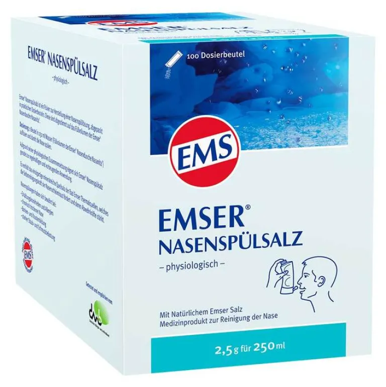 Clearance Nasenspülsalz physiologisch Beutel, 100 St Schnupfen & Nasennebenhöhlen