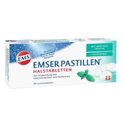 Clearance Pastillen mit Mentholfrische zuckerfrei, 30 St Halsschmerztabletten