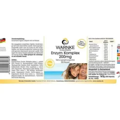 Outlet Enzym Komplex 200 mg Kapseln, 250 St Enzyme|Enzyme