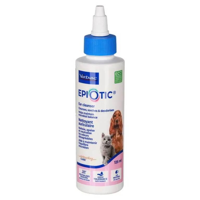 Hot Virbac Epiotic Sis Ohrentropfen vet. (für Tiere), 125 ml