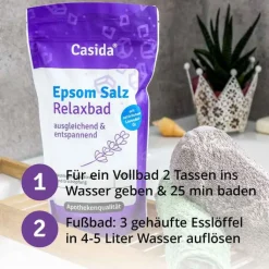 Epsom Salz Relaxbad mit Lavendel, 1 kg