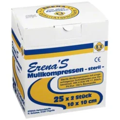 Erena Steril Mullkompresse 10x10, 25X2 St