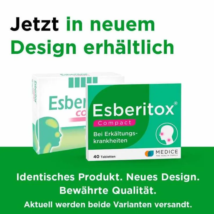 Esberitox® Compact Bei Erkältungskrankheiten, 40 St