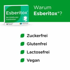 Esberitox® Tabletten bei Erkältungskrankheiten, 180 St