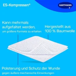 Hot ES-Kompressen ® Mullkompressen 7,5 cm x 7,5 cm steril, 5X2 St