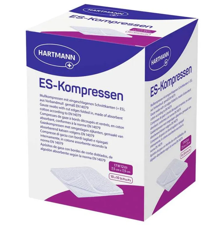 Sale ES-Kompressen steril 7,5x7,5 cm, 10X10 St Sterile Kompressen