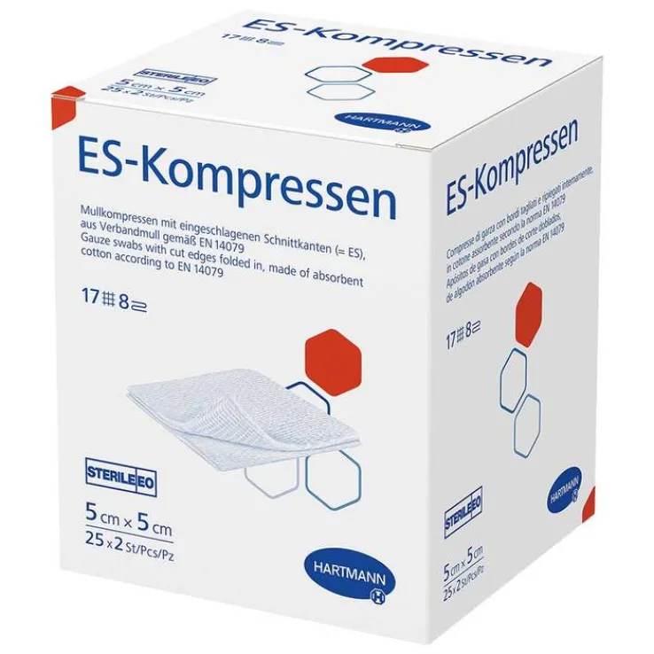 ES-Kompressen steril 5x5 cm 8fach, 25X2 St