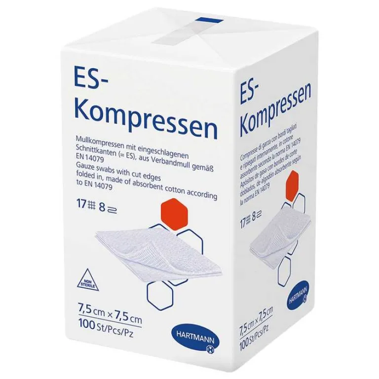 Sale unsteril 7,5x7,5 cm 8fach, 100 St Sterile Kompressen