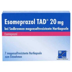 New Esomeprazol ® 20 mg bei Sodbrennen, 7 St Sodbrennen Medikamente