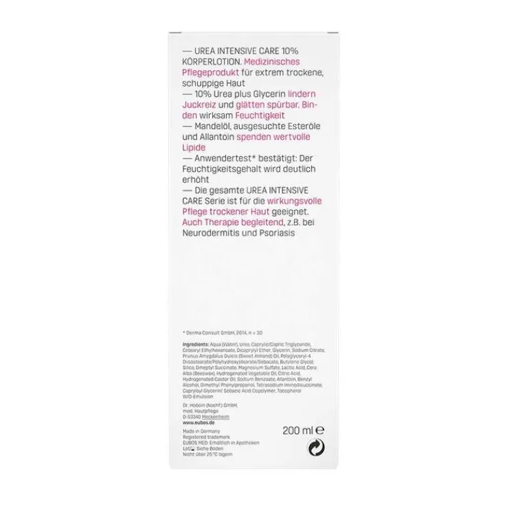 Eubos Trockene Haut Urea 10% Körperlotion, 200 ml
