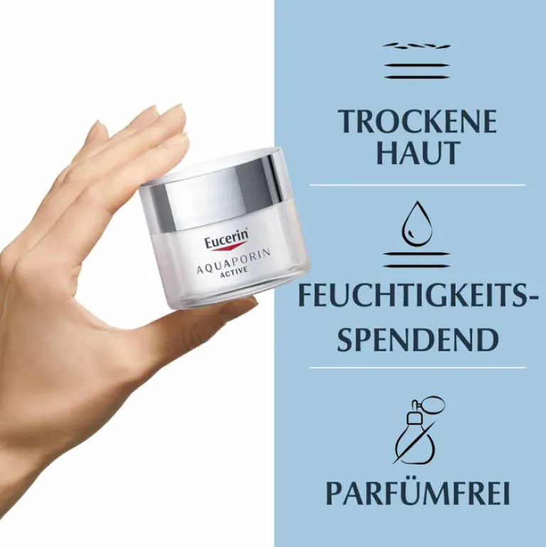Outlet Eucerin Aquaporin Active Creme trockene Haut, 50 ml