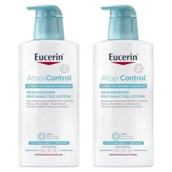 Online AtopiControl Lotion, 2x400 ml Trockene & Sensible Haut|Neurodermitis Basispflege