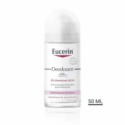 Online Deodorant Roll-on 0% Aluminium Doppelpack, 2X50 ml Antitranspirant & Deo