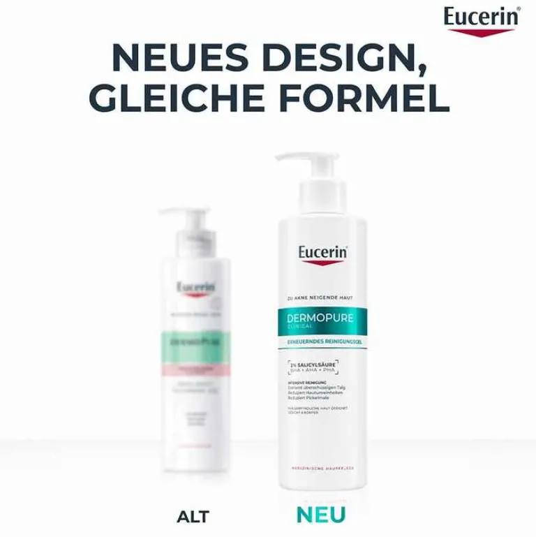New Eucerin Dermopure Clinical Reinigungsgel erneuernd, 400 ml
