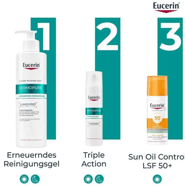 New Eucerin Dermopure Clinical Reinigungsgel erneuernd, 400 ml