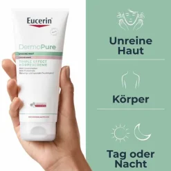 Eucerin Dermopure Triple Effect Bodycream, 200 ml