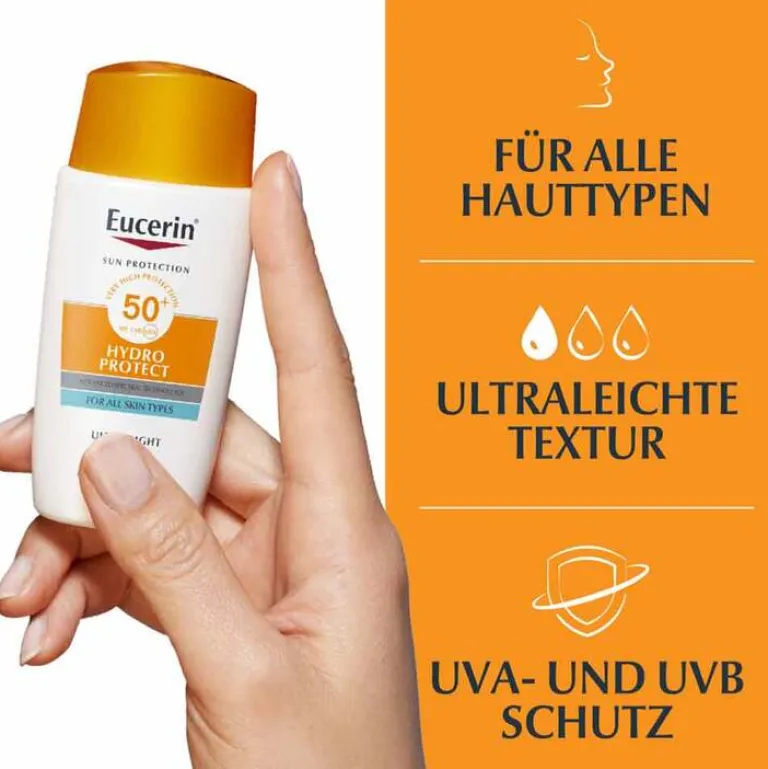 Hot Eucerin Sun Fluid Hydro Protect Face LSF 50 + , 50 ml