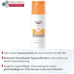 Eucerin Sun Fluid Pigment Control LSF 50 + , 50 ml