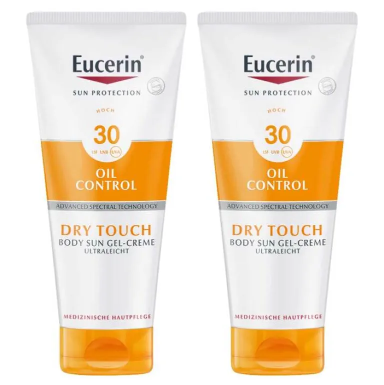 Eucerin Sun Gel-Creme Oil Control Body LSF 30 , 2x200 ml