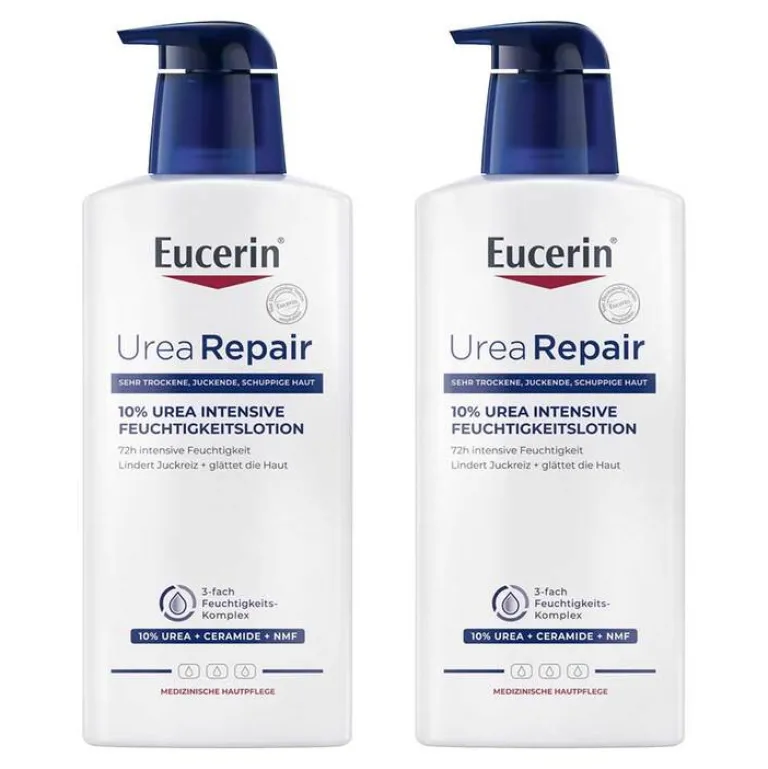 Eucerin UreaRepair Lotion 10% - trockene Haut, 2x400 ml