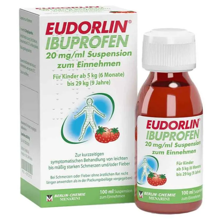 Eudorlin Ibuprofen 20 mg/ml Suspension zum Einnehmen, 100 ml