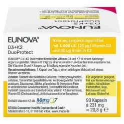 Outlet Duoprotect D3 + K2 1000 I.E. / 80 µg Kapseln, 90 St Vitamin K|Vitamin D (Colecalciferol)