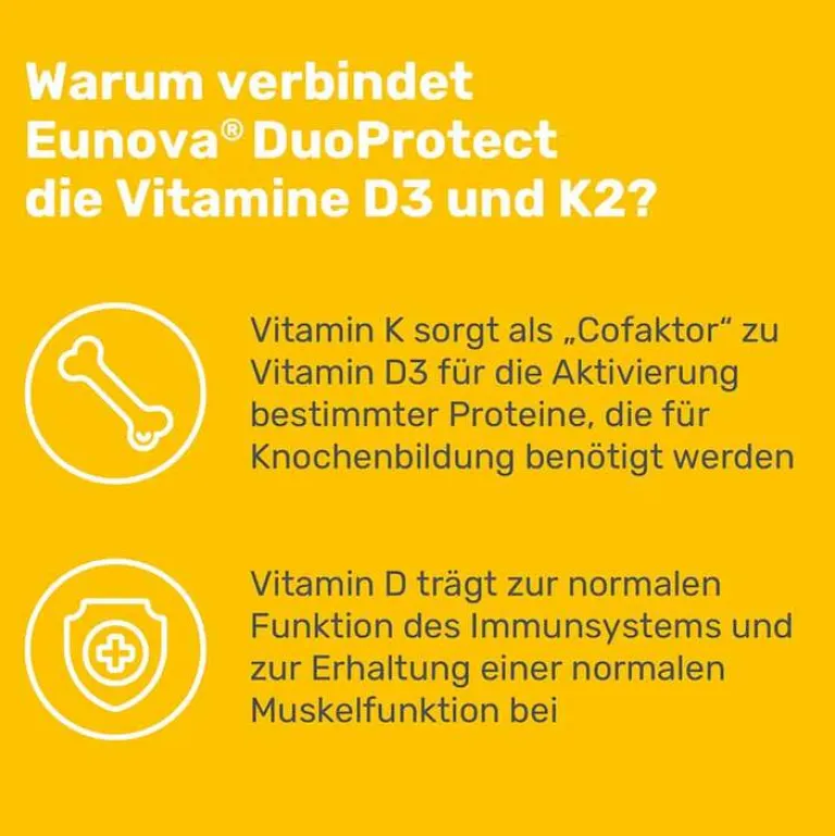 Clearance Eunova Duoprotect D3 + K2 1000 I.E. / 50 µg Tropfen, 11.5 ml