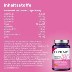Best Eunova Energie Gummies, 60 St