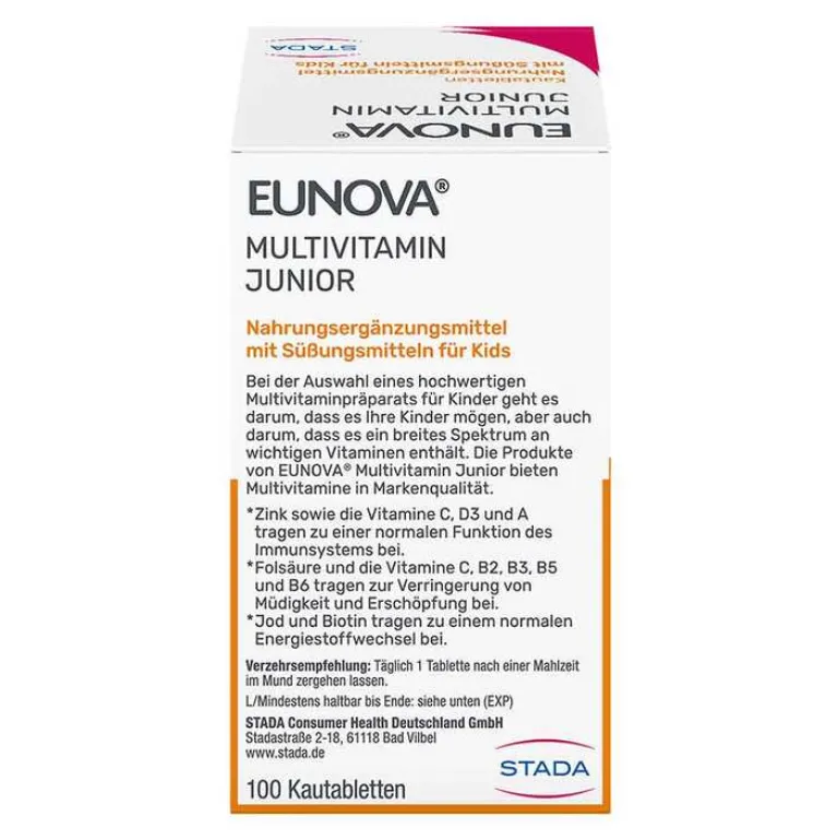 Sale Junior Kautabletten mit Orangengeschmack, 100 St Kinder Multivitamine|Multivitamine