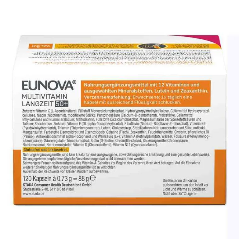 Discount Eunova Langzeit 50+ Kapseln, 120 St