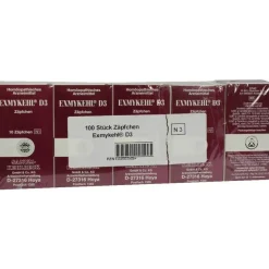 Exmykehl D 3 Suppositorien, 10X10 St
