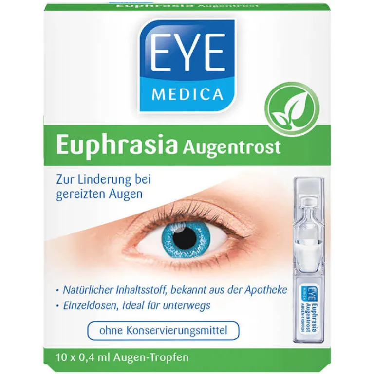Outlet Eye Medica Euphrasia Augentrost Augentropfen, 10X0.4 ml