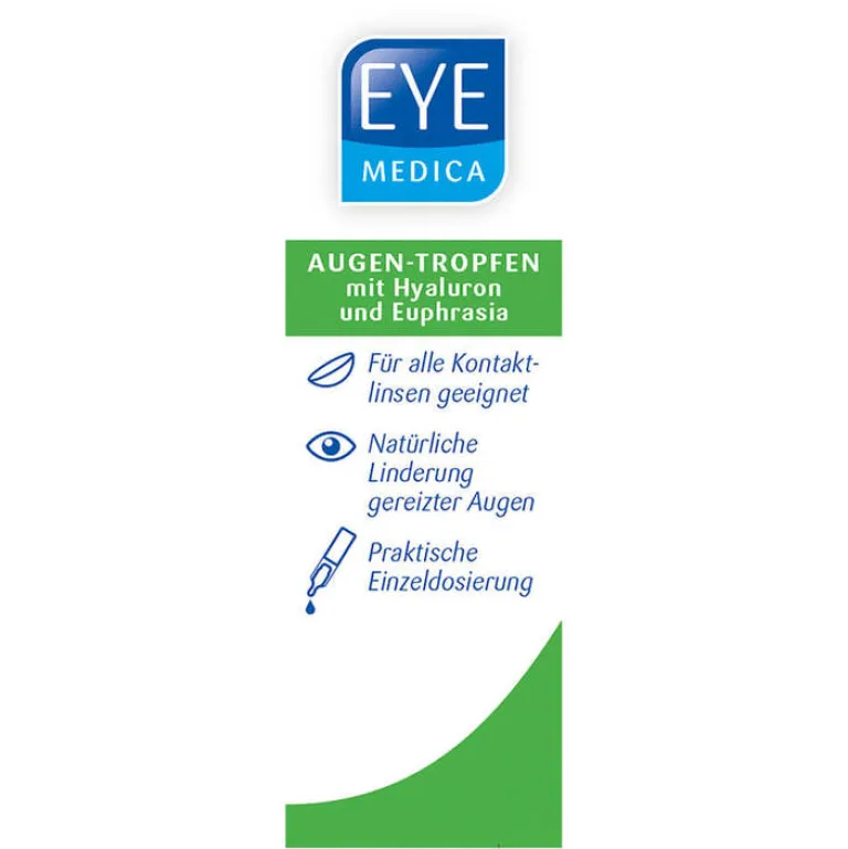 Outlet Eye Medica Euphrasia Augentrost Augentropfen, 10X0.4 ml
